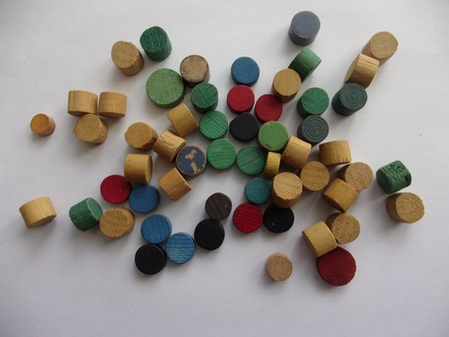 Antike spielsteine holzkegel - antike, spielsteine/holzkegel