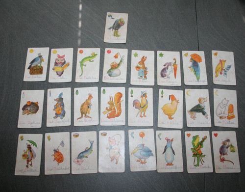 Altes kartenspiel der schwarze - der,
