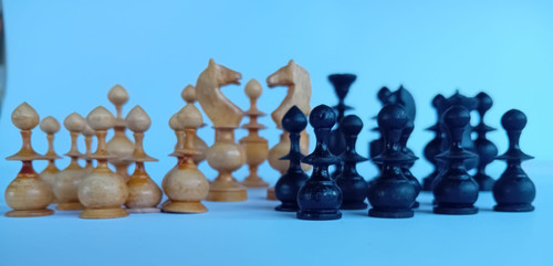 Antikes schach regency stil - schach,