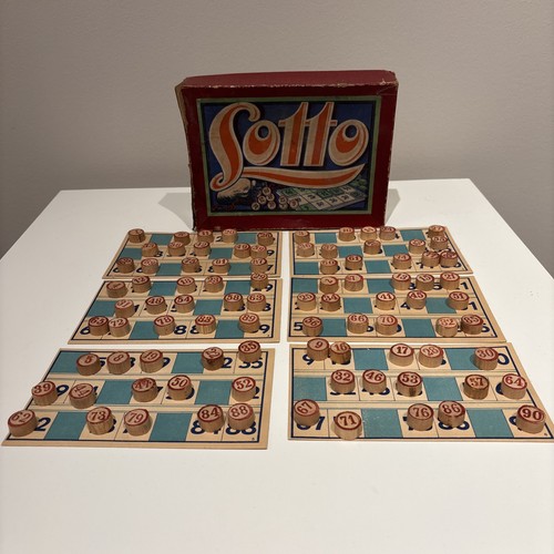 Antikes lotto spiel 1930er - lotto,