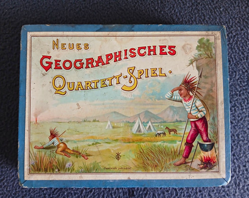 Antik geographisches quartett - geographisches,