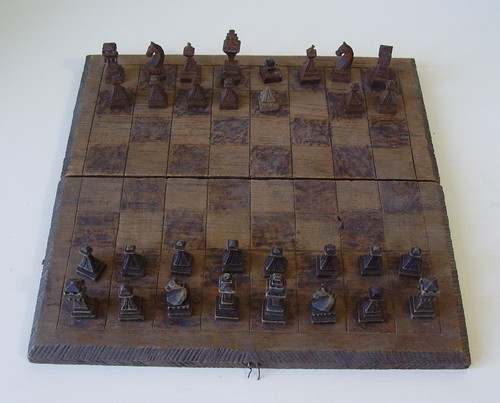 Seltenes schach spiel - spiel, "