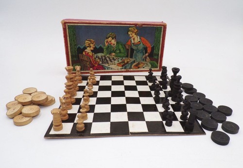 Altes schach mühle spiel - altes, um