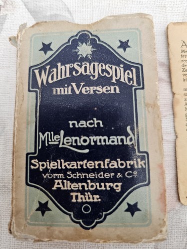 Wahrsagespiel mit versen - mit, ca