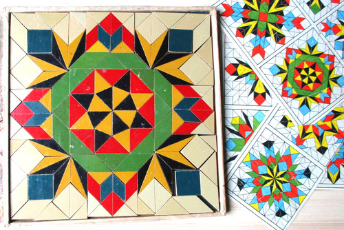 Großes mosaic spiel holz - spiel, -holz