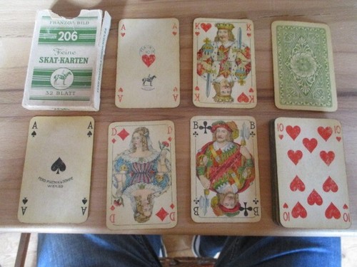 Alte spielkarten 1945 - spielkarten, um